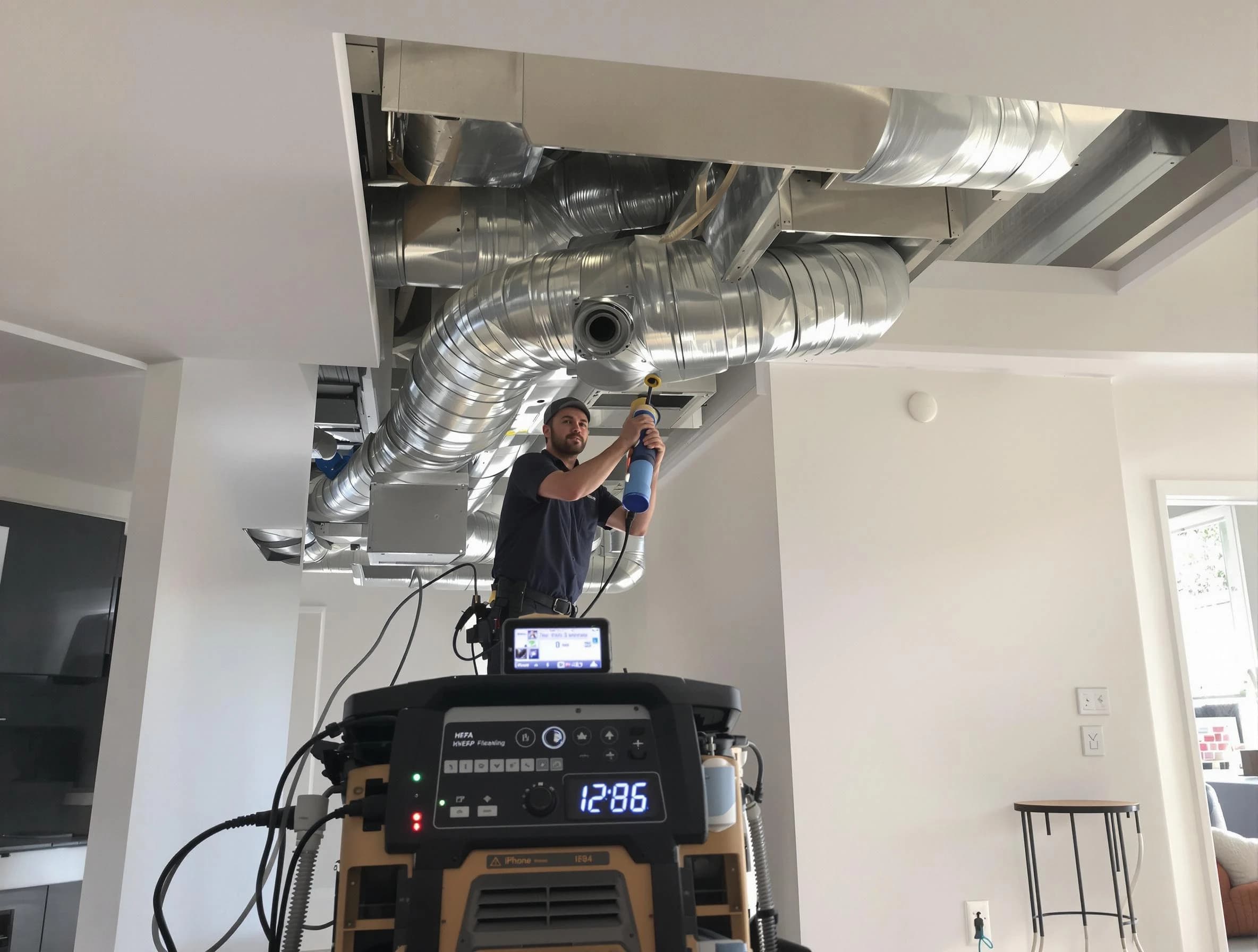 Advanced pure air duct cleaning by Hopewell Air Duct Cleaning in Hopewell