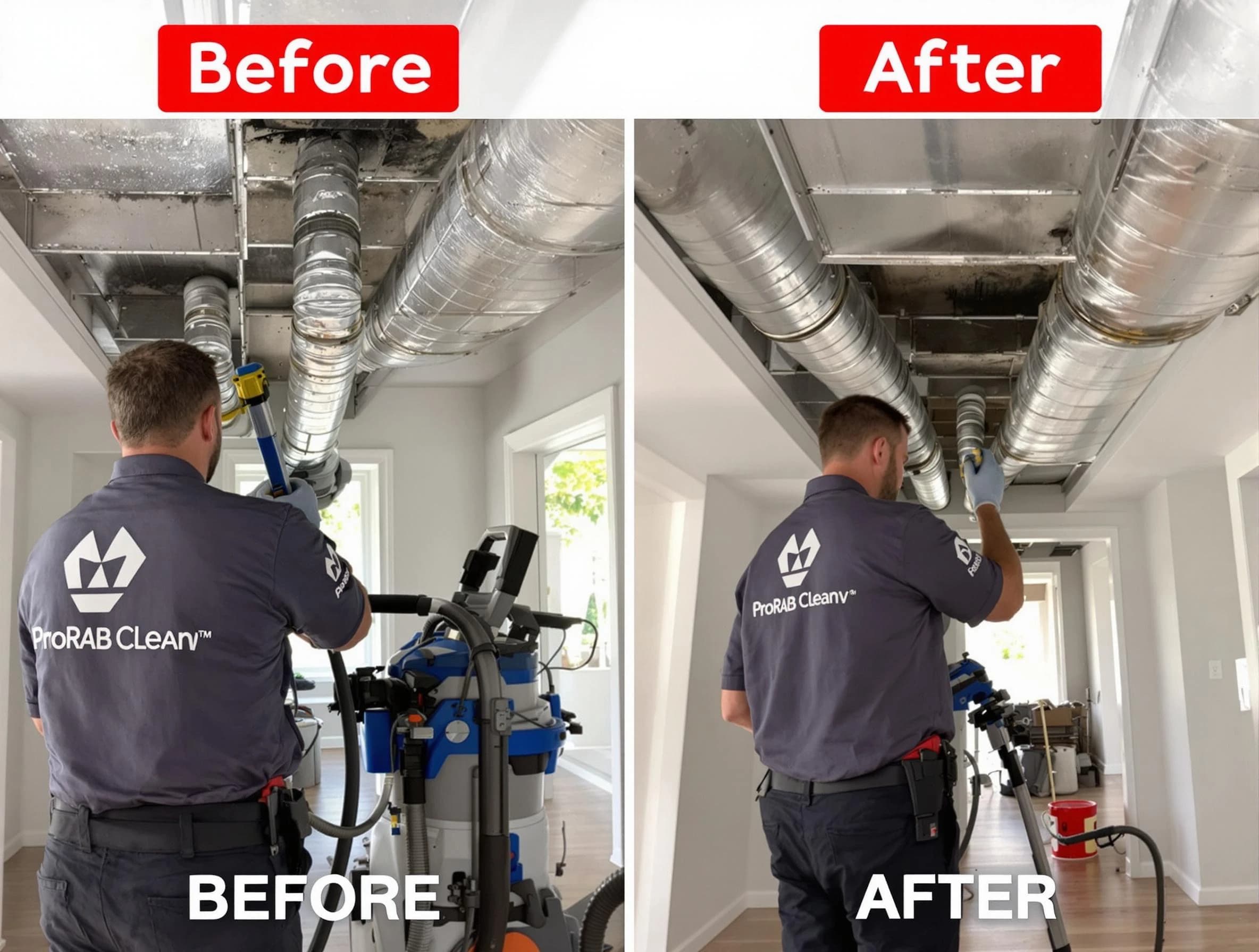 Hopewell Air Duct Cleaning expert performing thorough residential duct cleaning in a Hopewell home