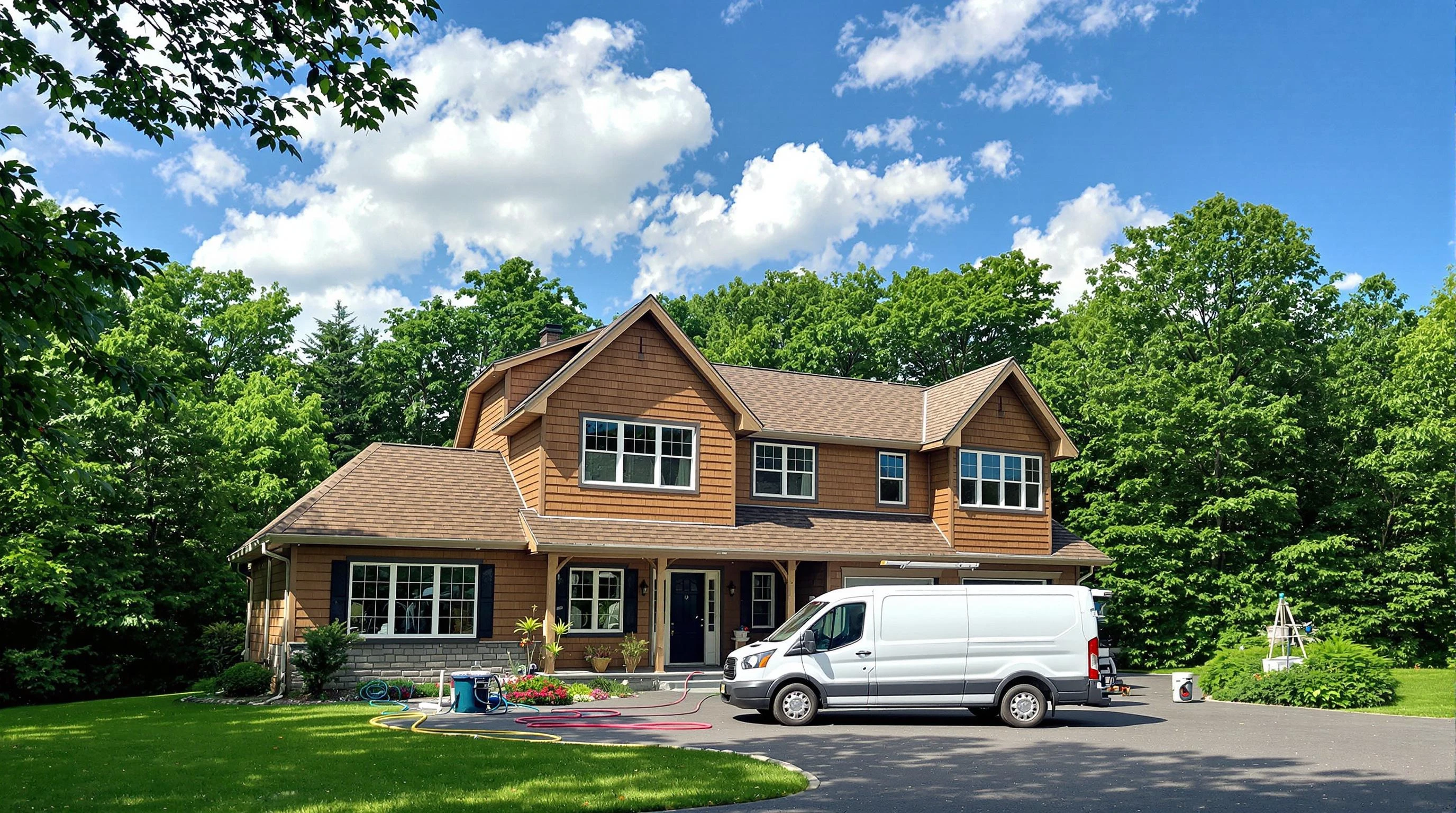 Hopewell Air Duct Cleaning air duct cleaning crew working in Center, PA