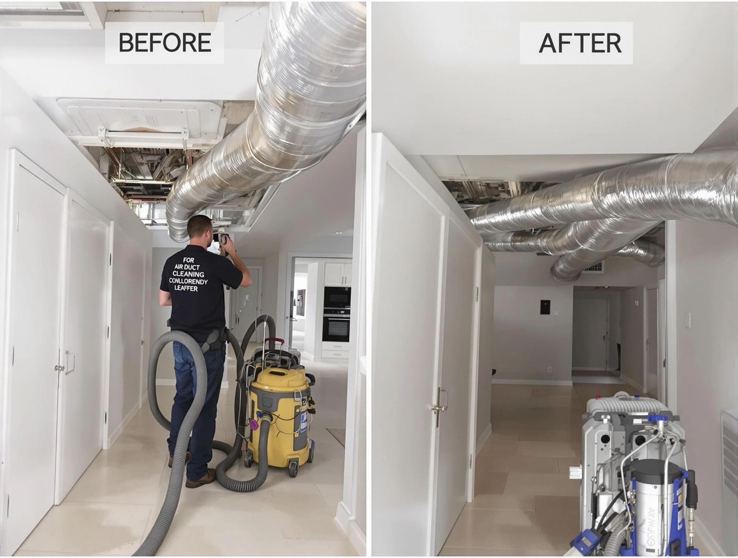 Hopewell Air Duct Cleaning professional performing thorough air duct cleaning in Hopewell