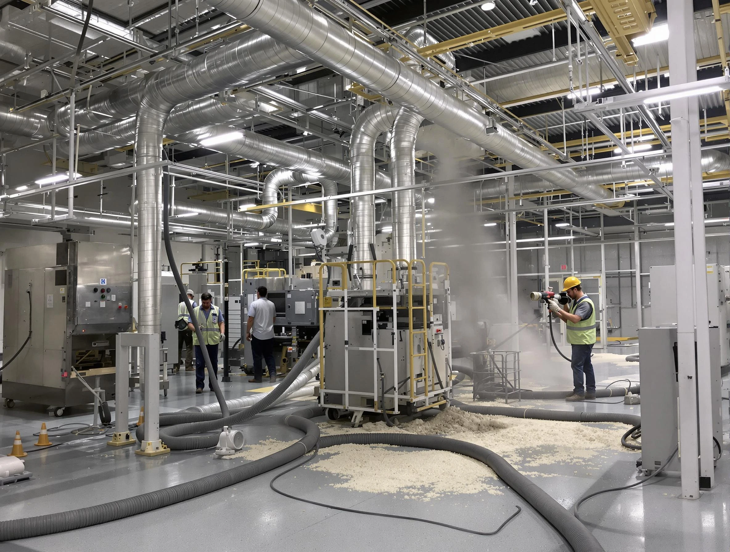 Heavy-duty industrial duct cleaning by Hopewell Air Duct Cleaning in Hopewell